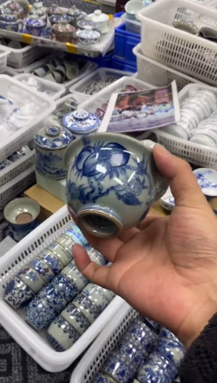 摆件陶景德陶瓷茶具容量约100