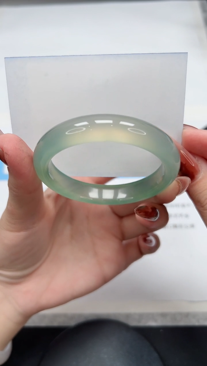 【闪购商品】玛瑙/玉髓手镯未镶嵌342/晴水54.7