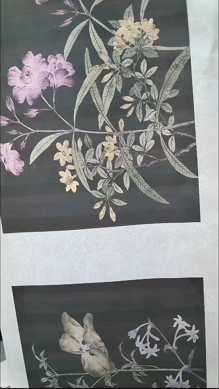 漆画绢布长卷 34*10m 一卷 正品