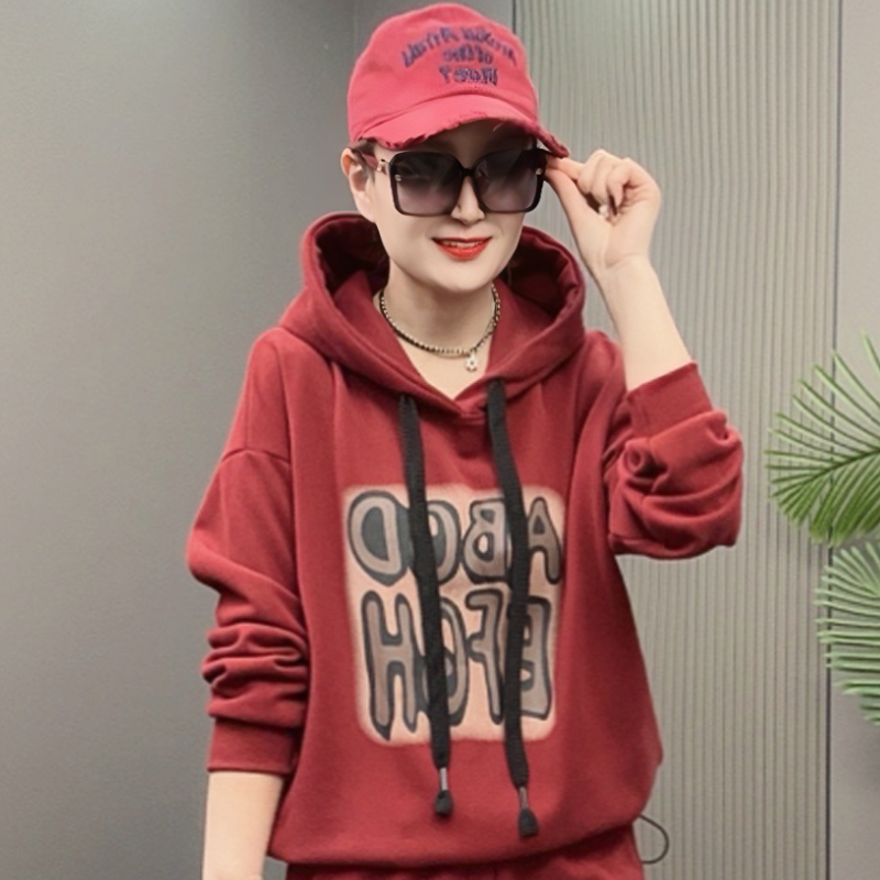 欧货新款时尚休闲潮流加绒卫衣 8231