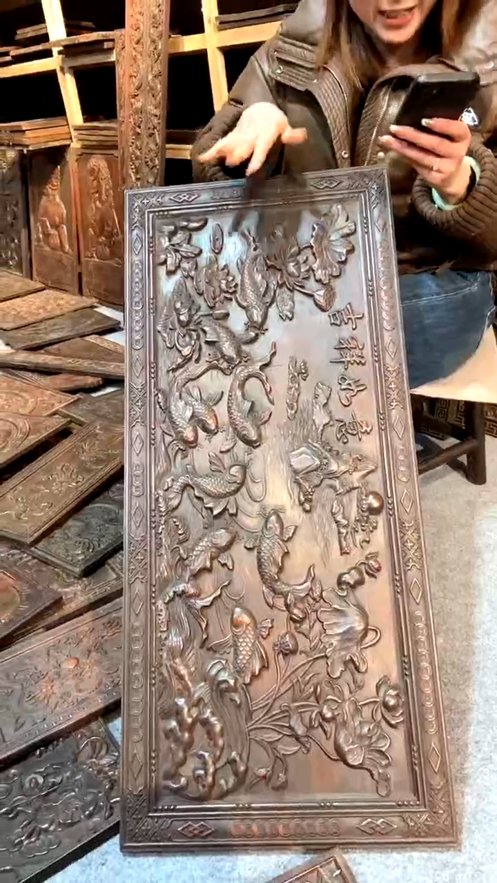 【闪购商品】木A紫檀雕刻一物一拍以直播间为准