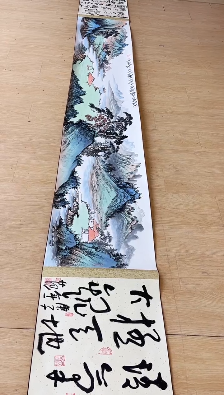 【闪购商品】国画姜国华-5米长卷-作品---