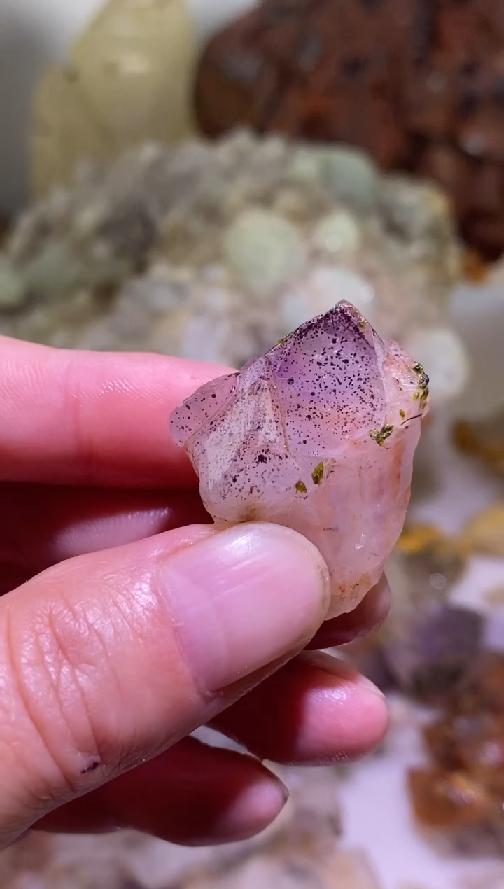 未镶嵌珠宝半成品水晶42号四川美姑超七花园水晶