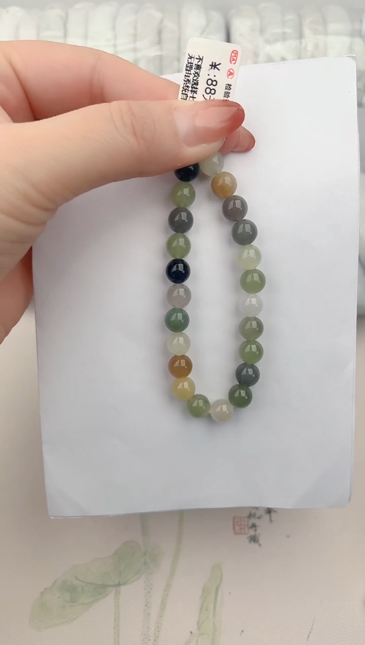 【闪购商品】和田玉手链未镶嵌1颜色微差无瑕疵