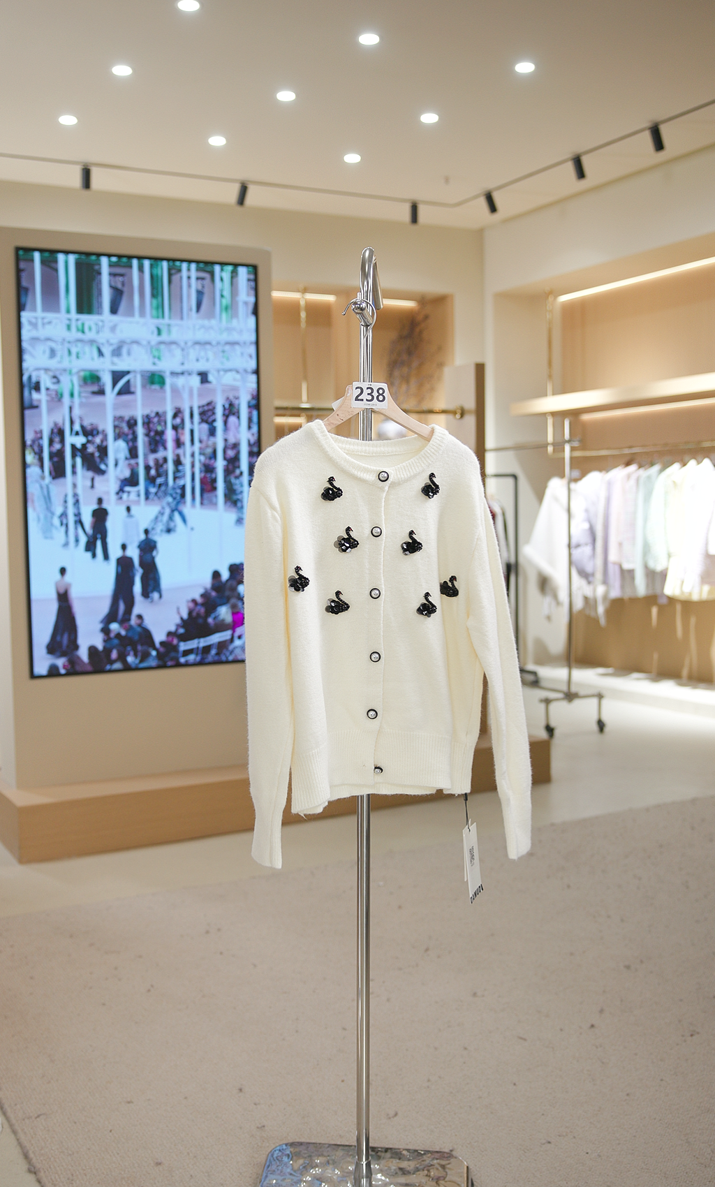 9633白 针织常规毛针织衫毛衣