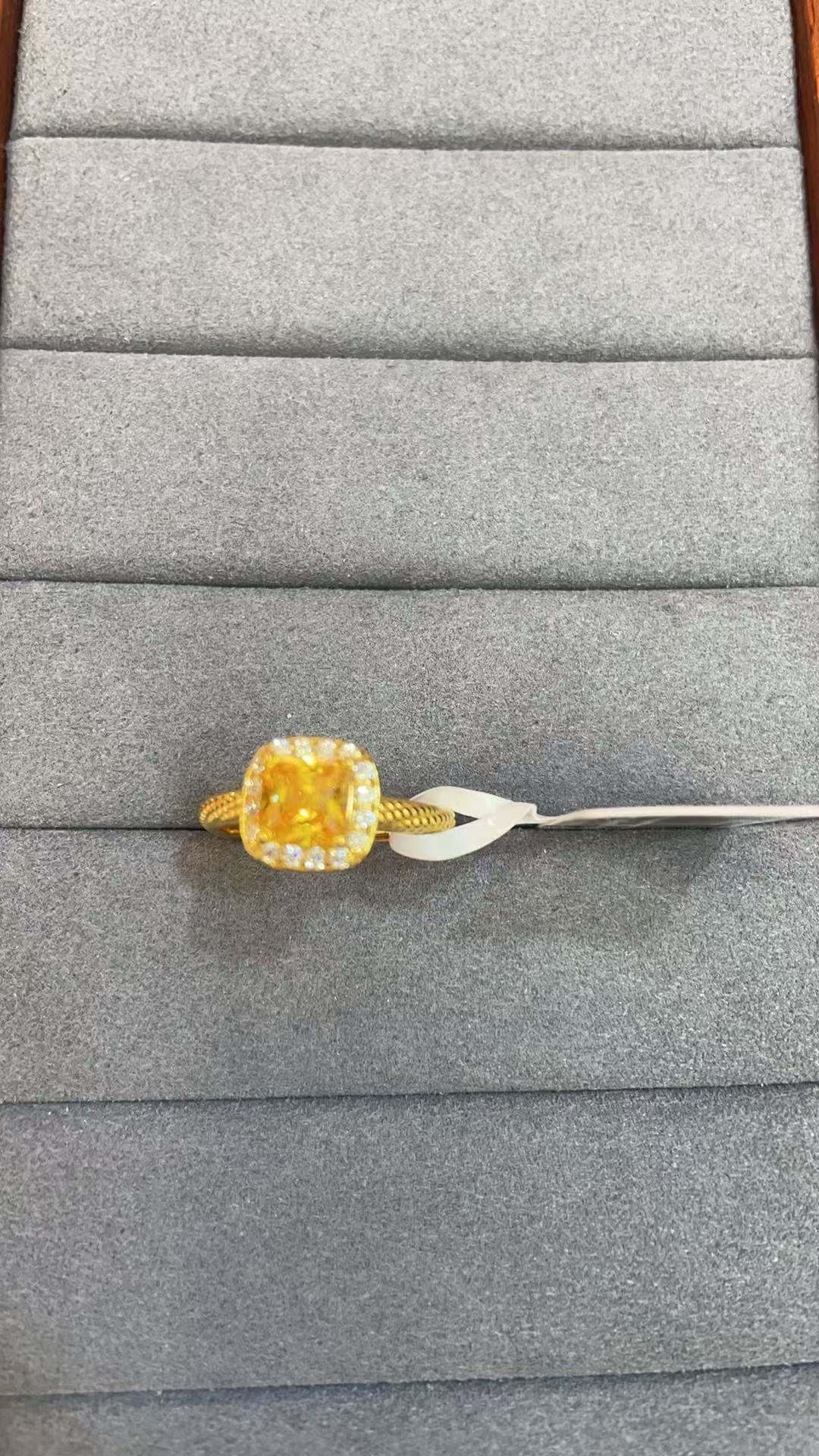 精品足金戒指YR0737BZFDJ0606