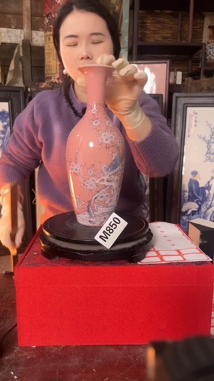 摆件陶景德镇陶瓷摆件M850