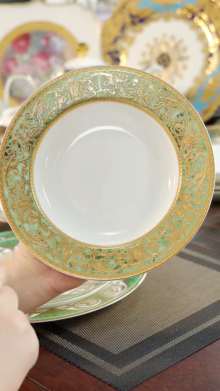 【闪购商品】瓷片8.5英寸草帽盘 福利价