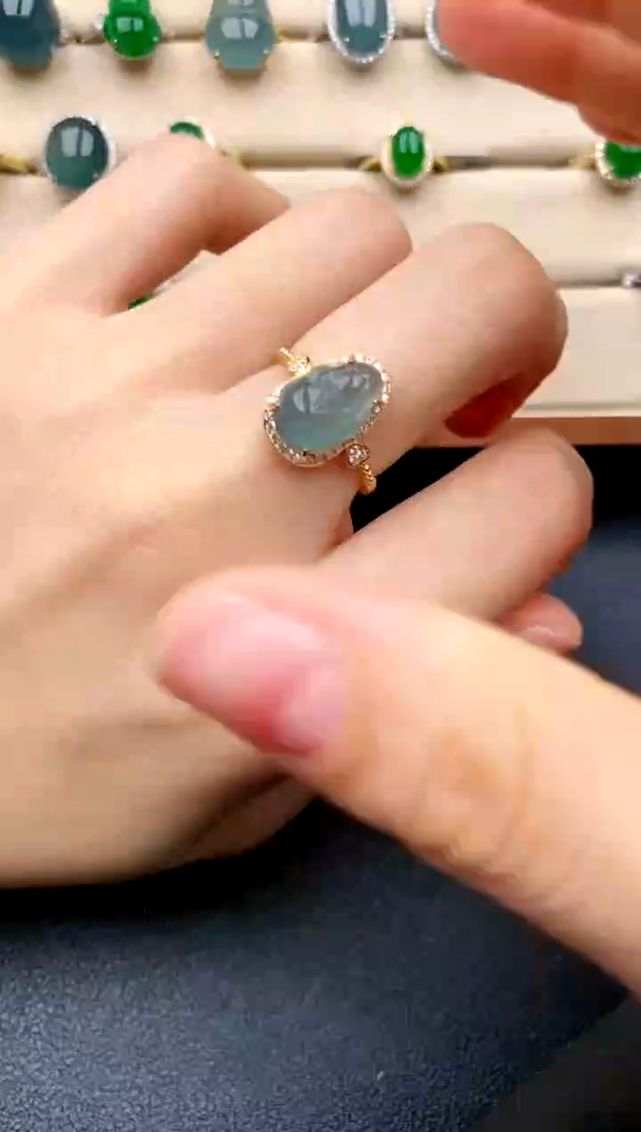 【闪购商品】翡翠戒指银S925镶嵌.....