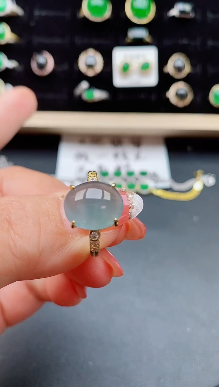 【闪购商品】翡翠戒指银S925镶嵌121212