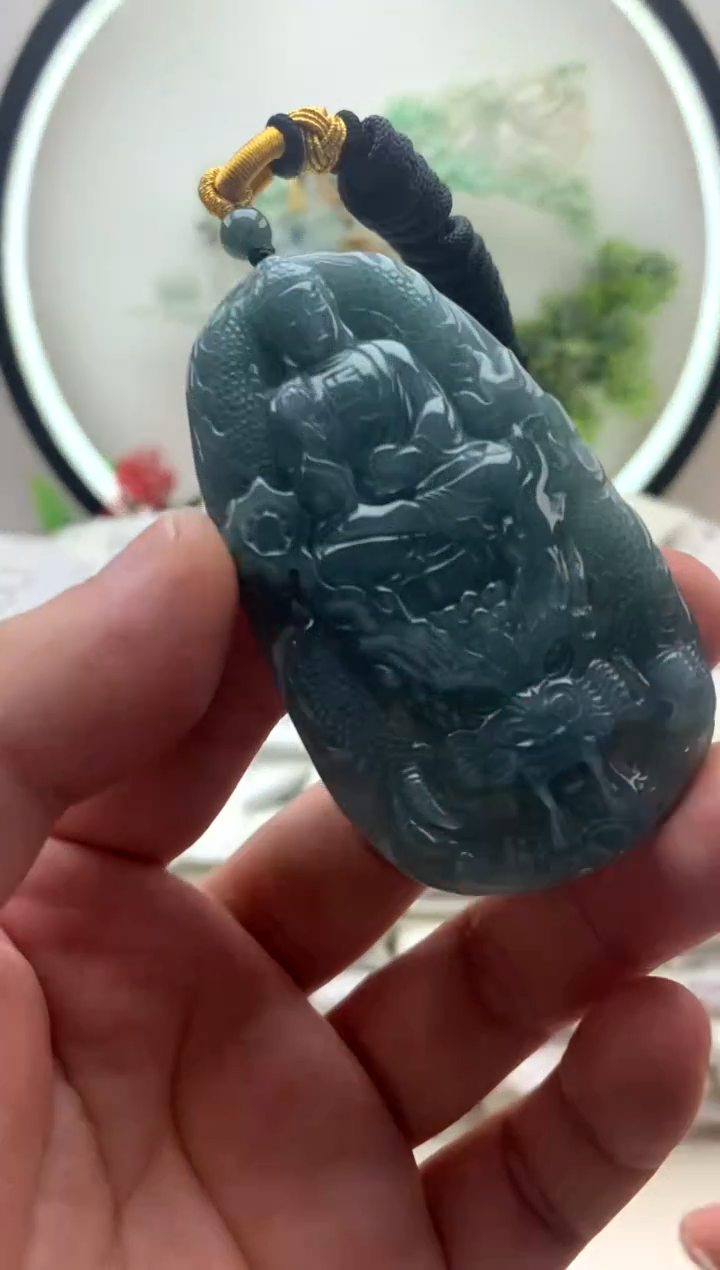 颈饰未镶嵌翡翠阿弥陀佛