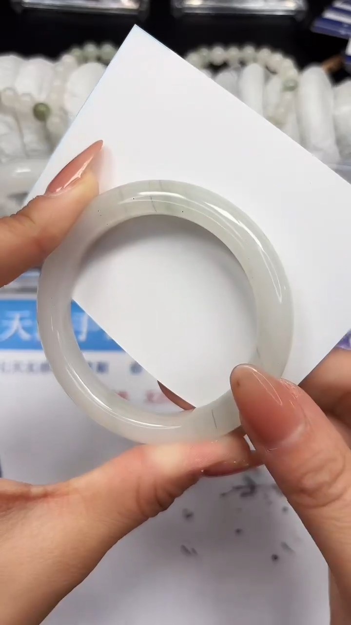 未镶嵌手镯石英质玉A200-52/53/54