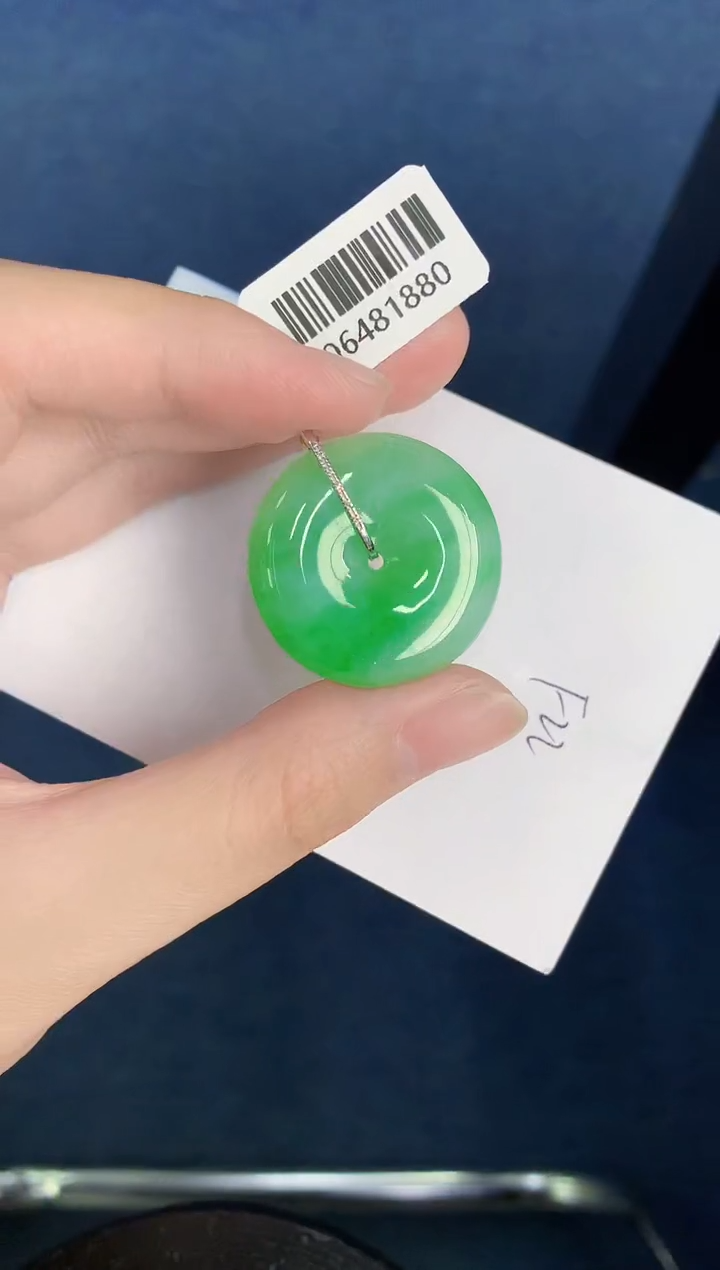 【闪购商品】翡翠颈饰18K金镶嵌000000000