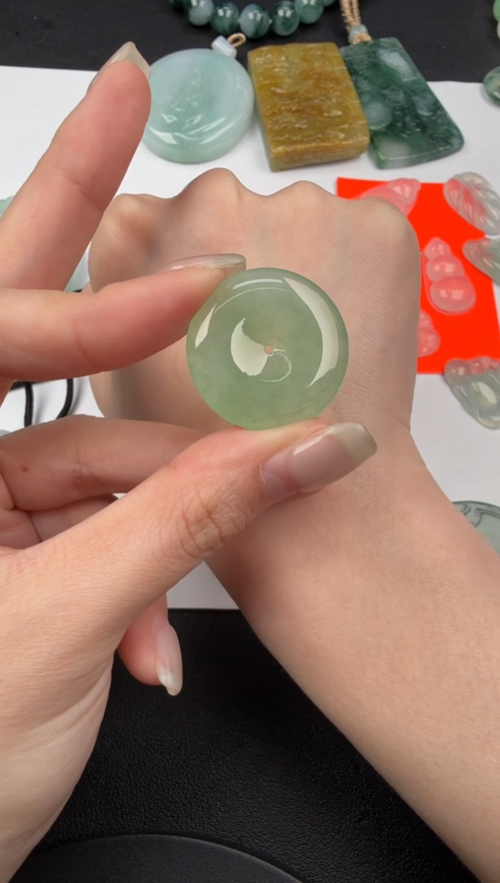 吊坠(不含链)未镶嵌翡翠翡翠饰品-240