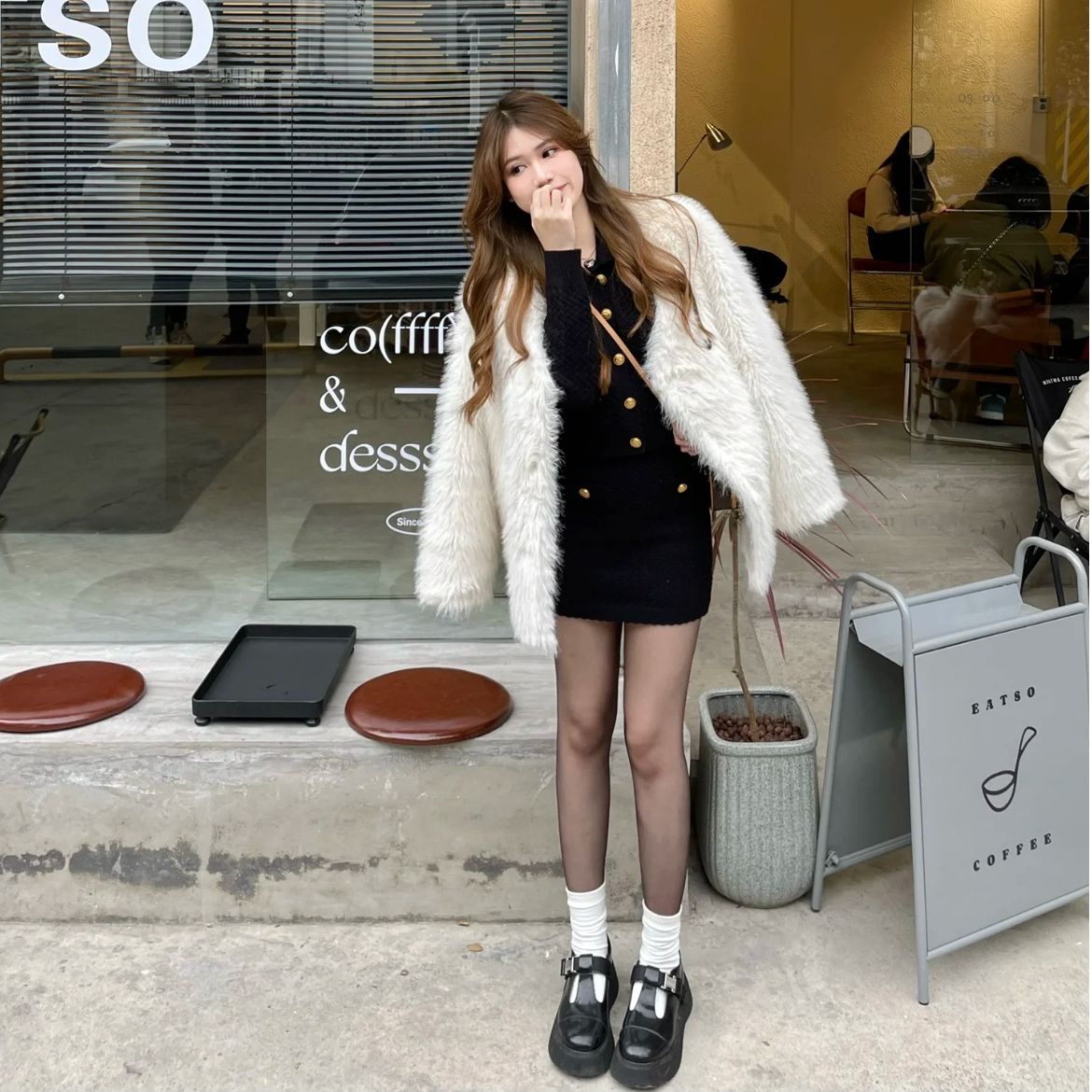 水光黑透肤女秋冬裸感光腿神器不掉档高腰收腹连腿袜瘦腿黑丝袜