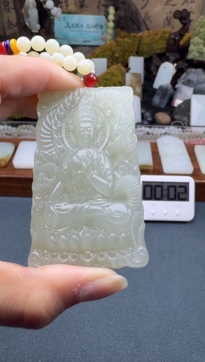 【闪购商品】和田玉颈饰未镶嵌开心