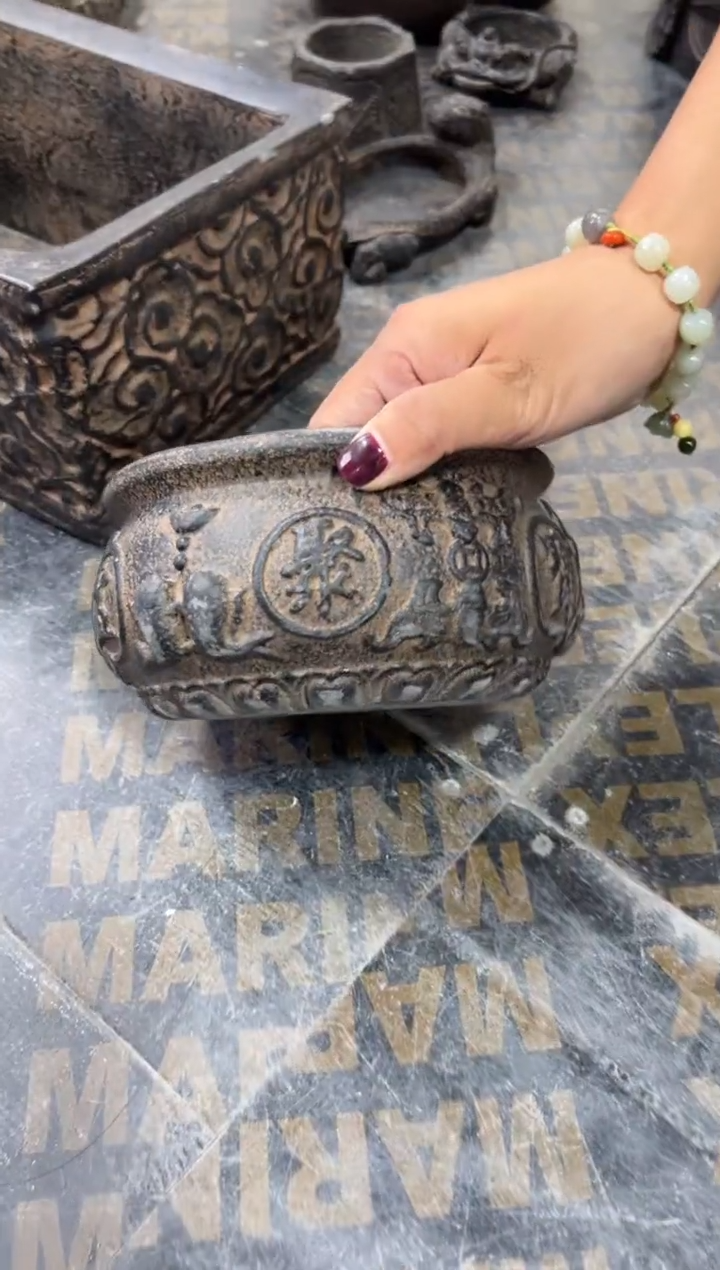 陶土【火山泥】聚宝盆