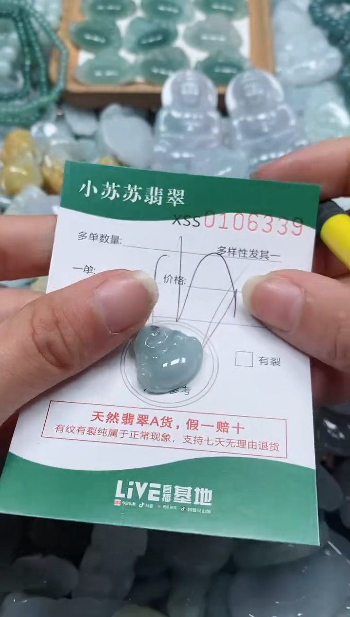 【闪购商品】翡翠颈饰未镶嵌闪购商品0106339