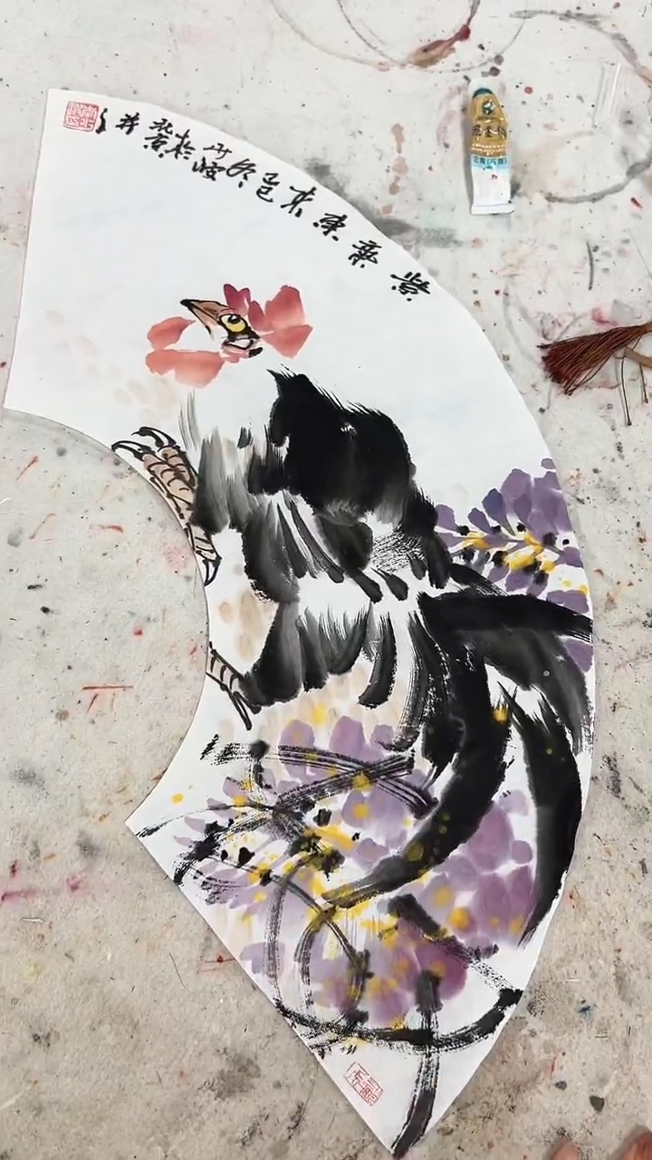 国画李少波/国画/扇面