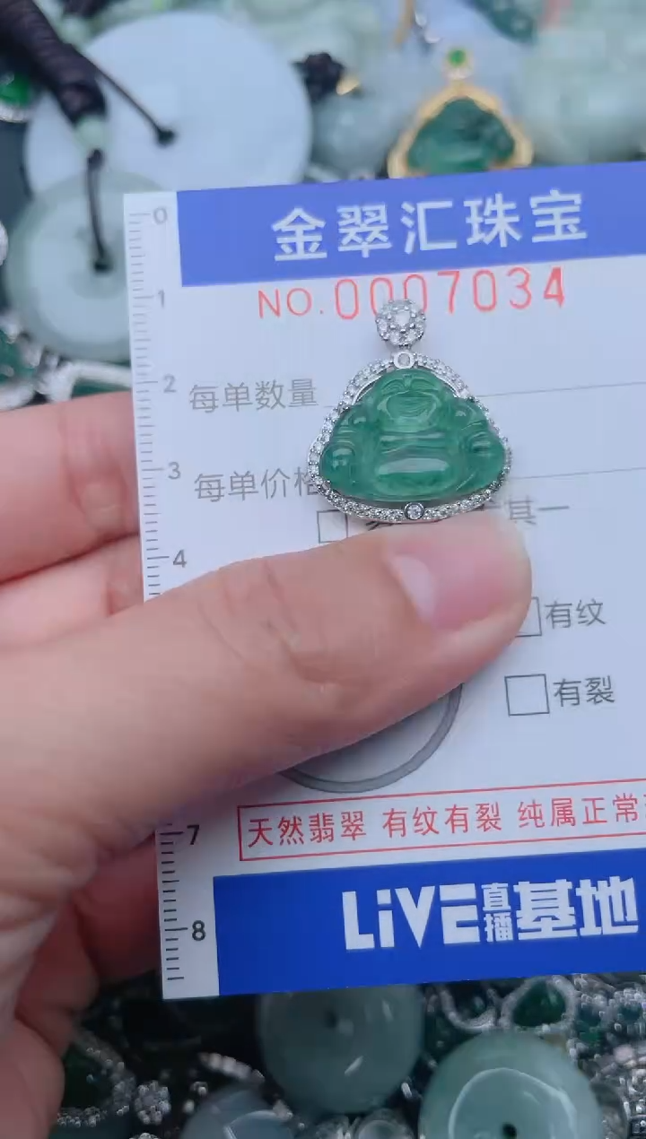 【闪购商品】翡翠颈饰未镶嵌7034.........1