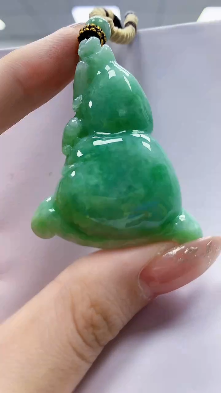 未镶嵌定制翡翠4898jw-毛货挂件38