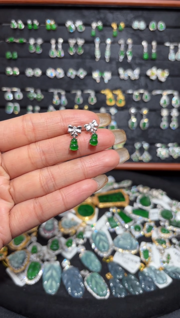 【闪购商品】翡翠颈饰银S925镶嵌蛋面/支持复检/一件