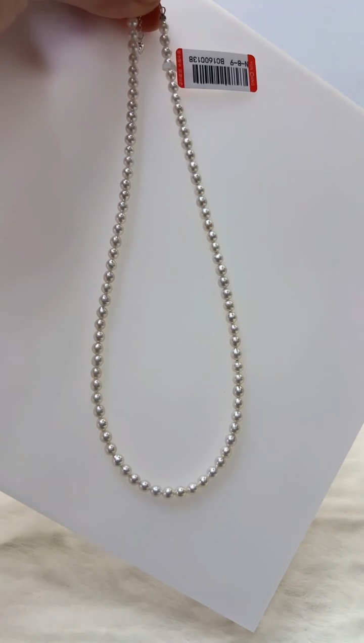 银S925镶嵌淡水珍珠DA项链@@bc160