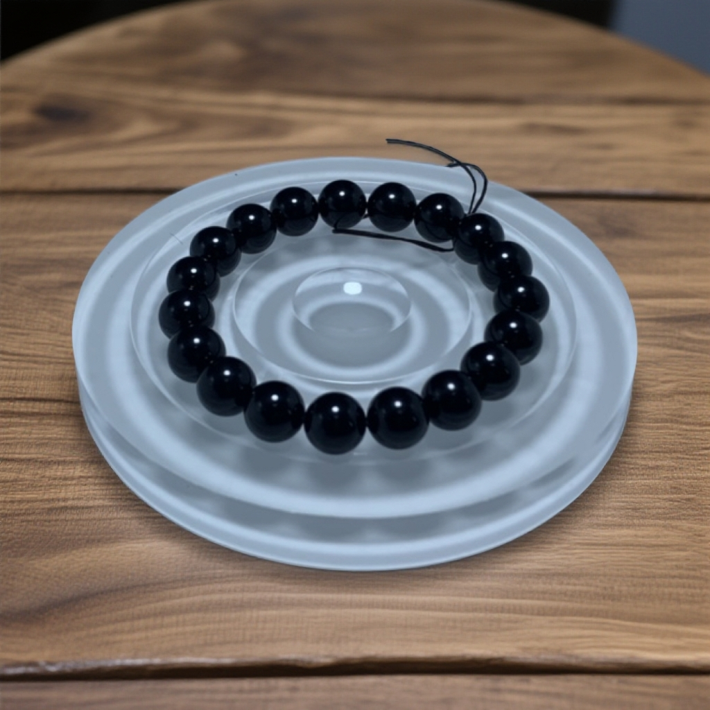 黑碧玺手串保真可作情人节礼物