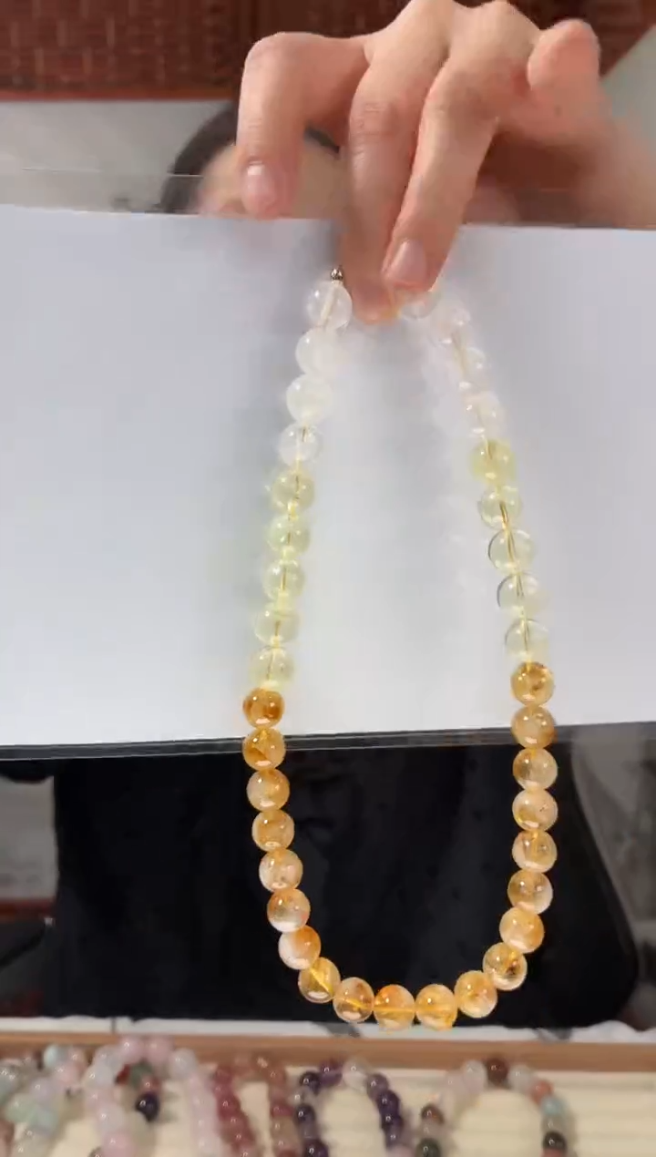 非金属无非金属无渐变黄水项链