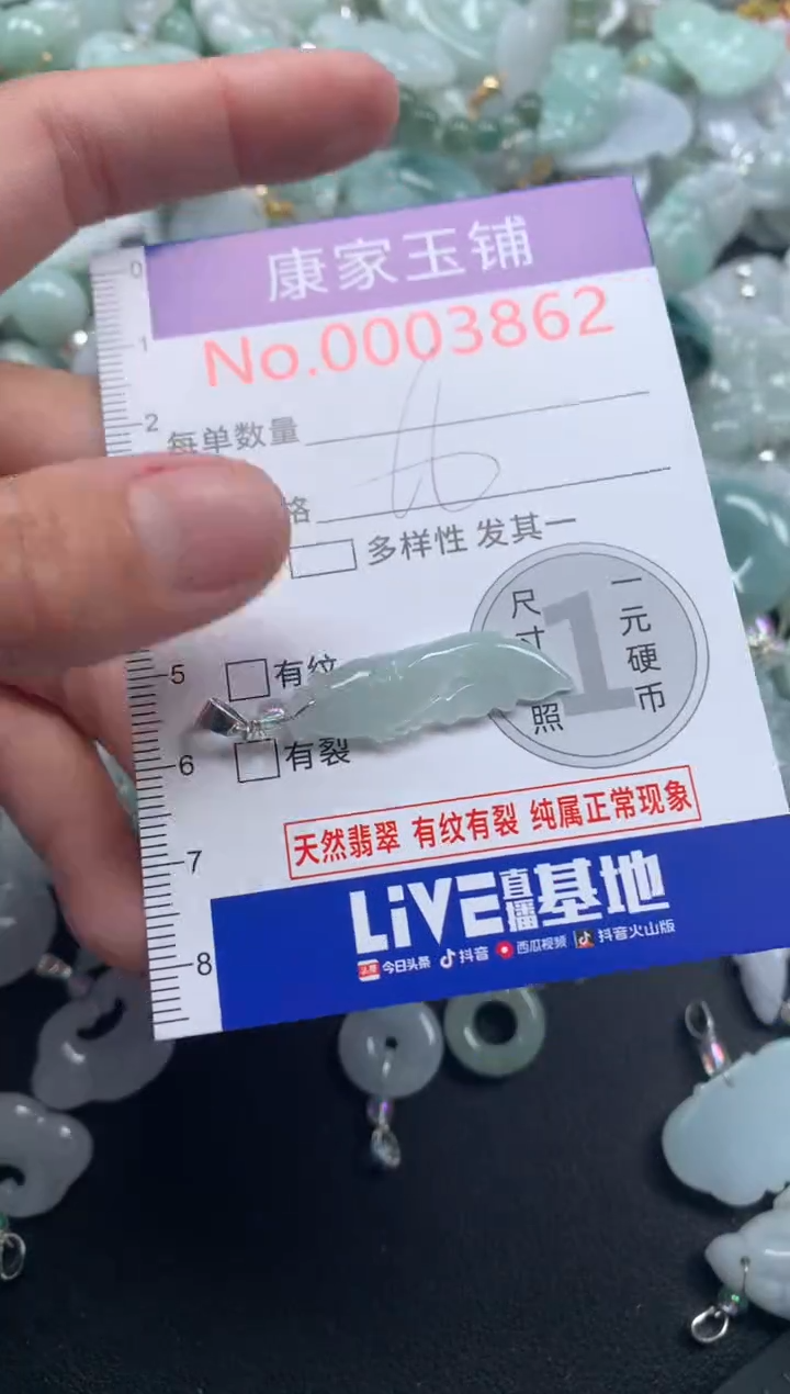 颈饰未镶嵌翡翠3862