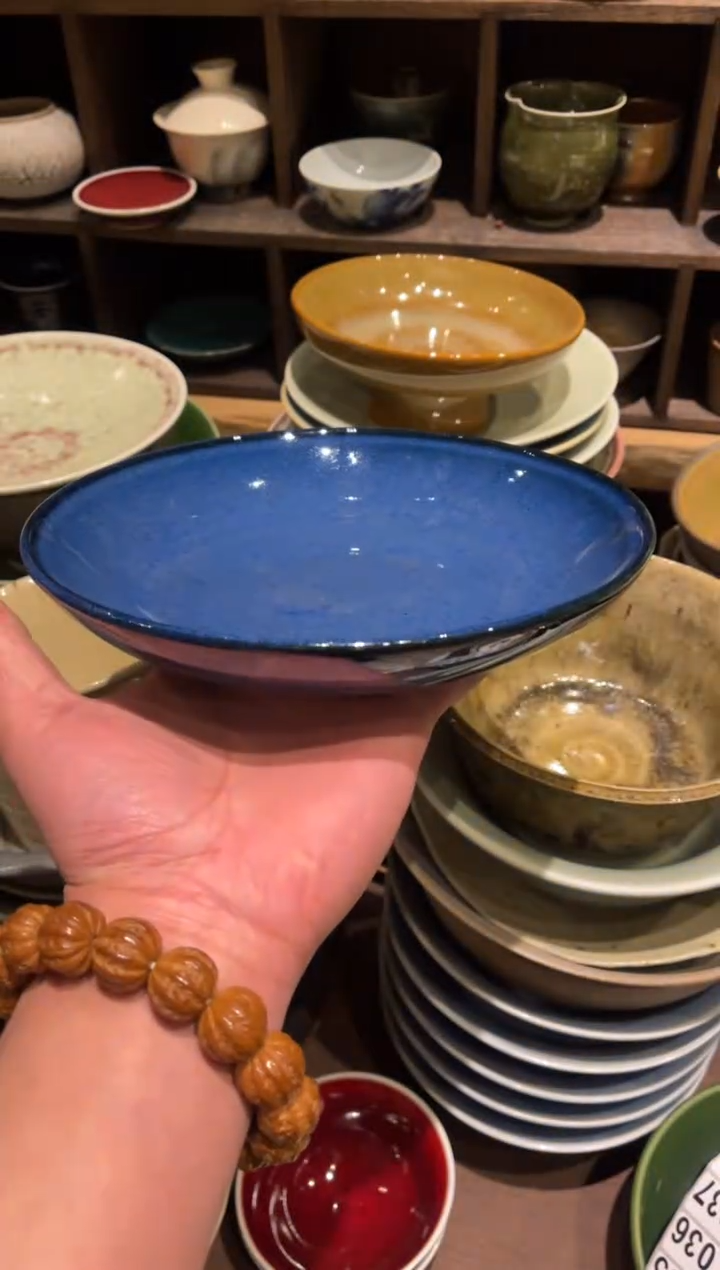 【闪购商品】瓷片8寸 季蓝锅盘 福利款