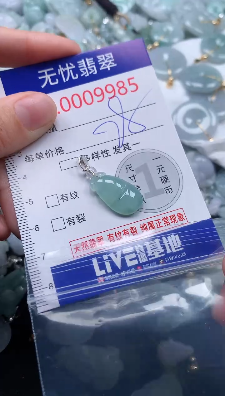 颈饰未镶嵌翡翠9985