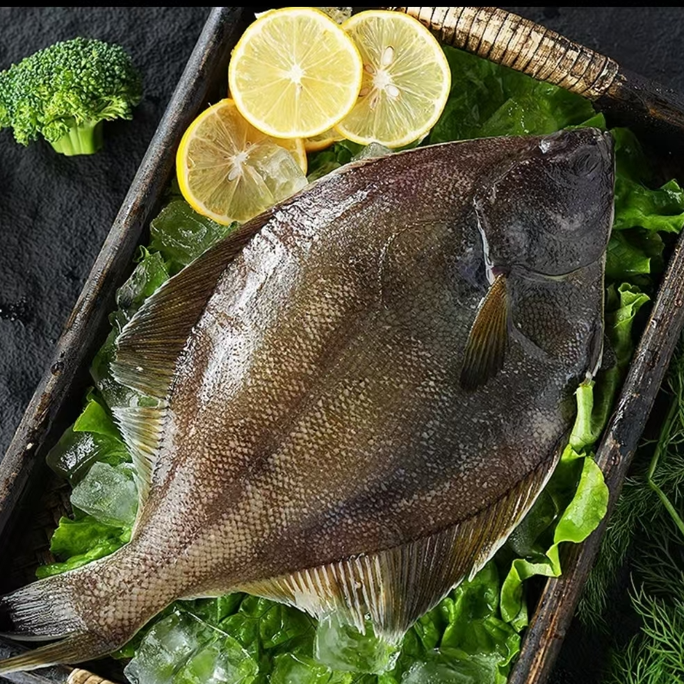 新鲜船冻深海黄金鲽鱼营养丰富黑吉辽北京天津顺丰包邮G