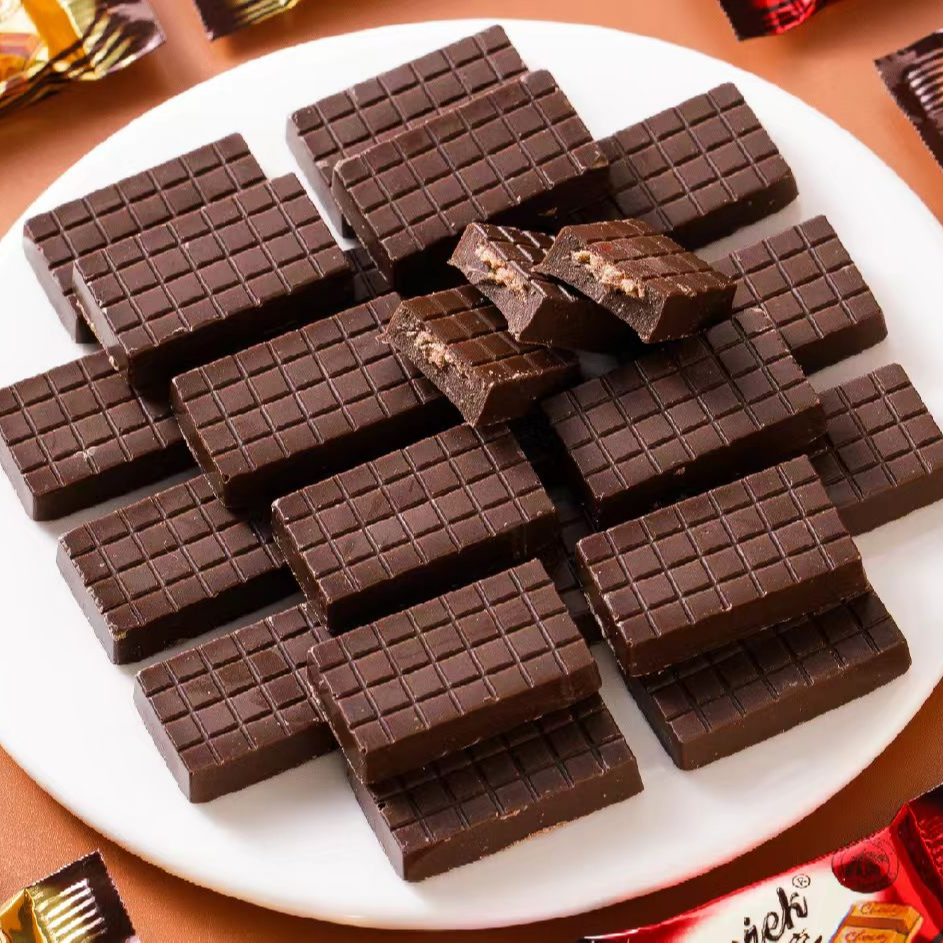 德莱克巧克力混合巧克力喜糖果夹心巧克力独立包散装批发年货零食