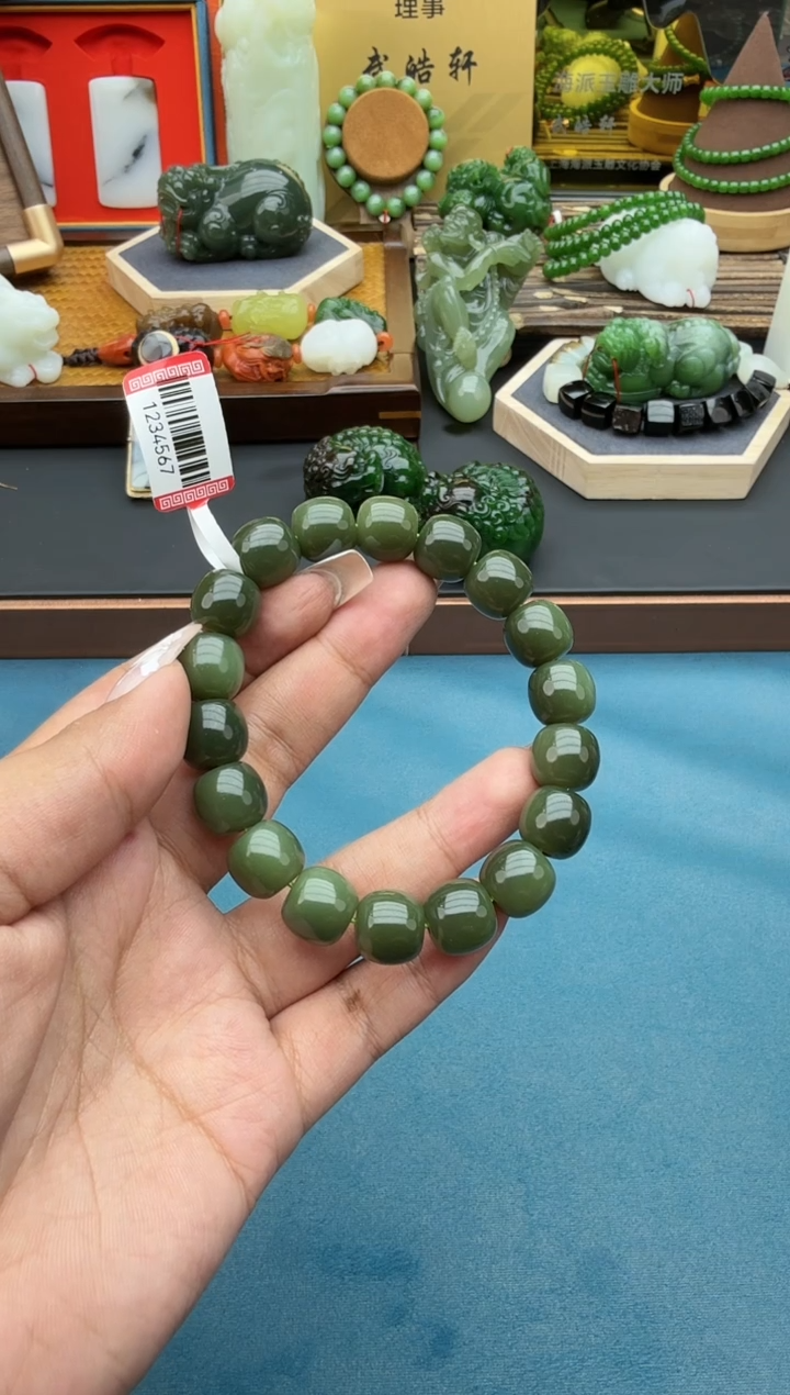 未镶嵌手串和田玉szq