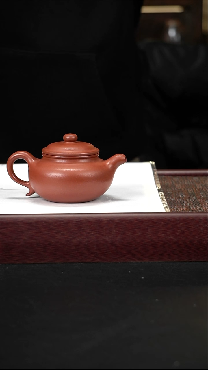 茶壶紫砂zq朱泥仿古200cc