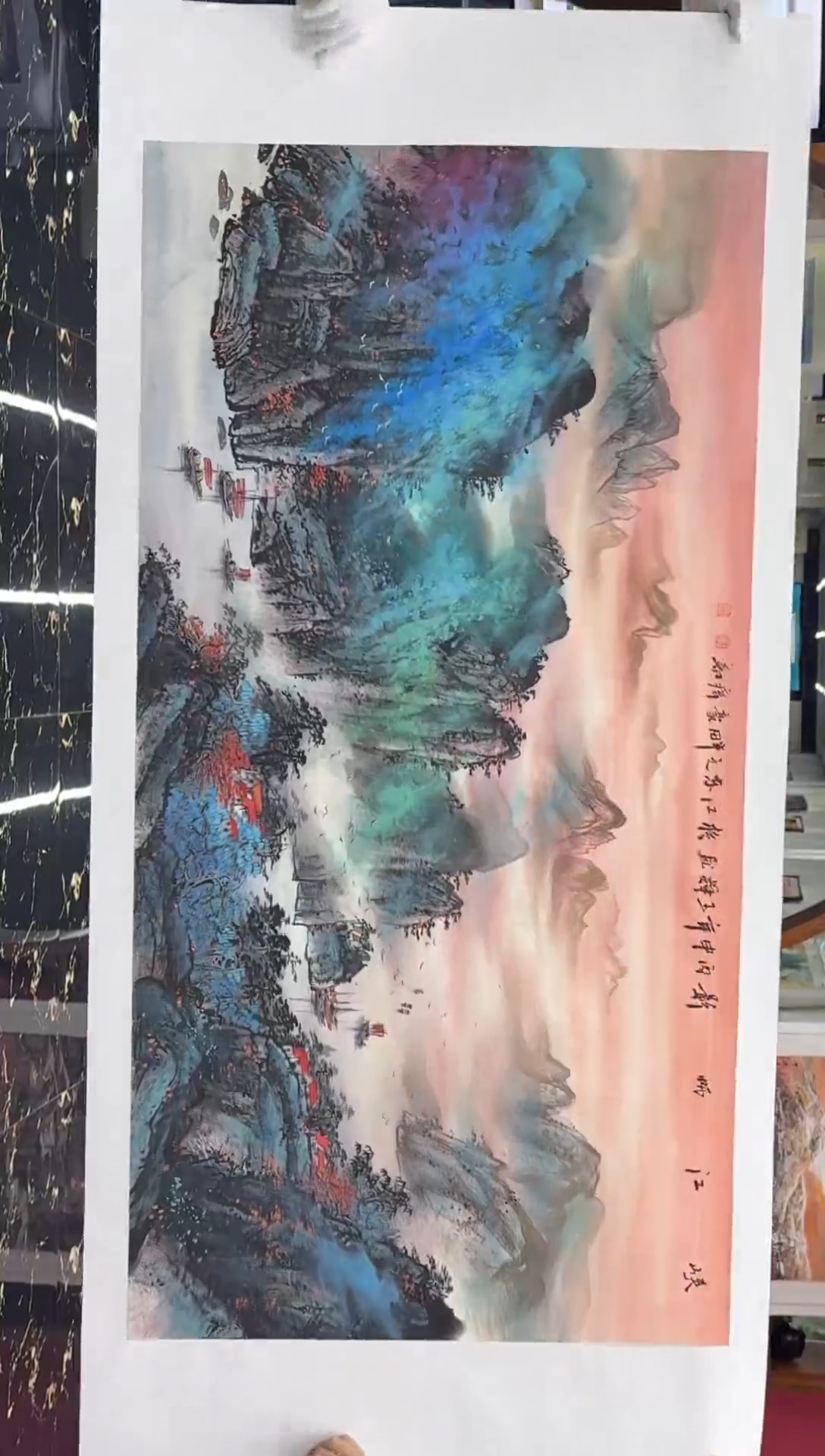 国画国画绘画山水花鸟