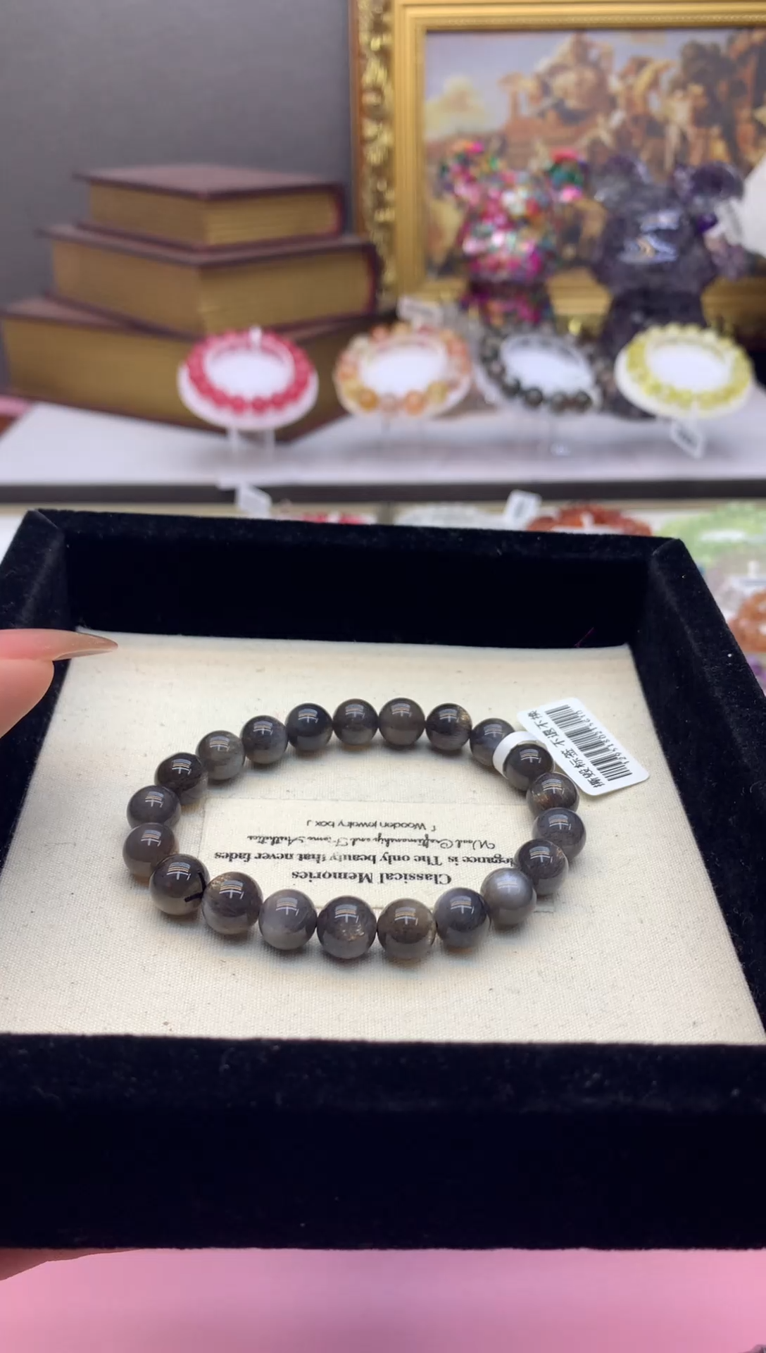 【闪购商品】水晶手串未镶嵌9+毕业级黑骨干 以实物为主