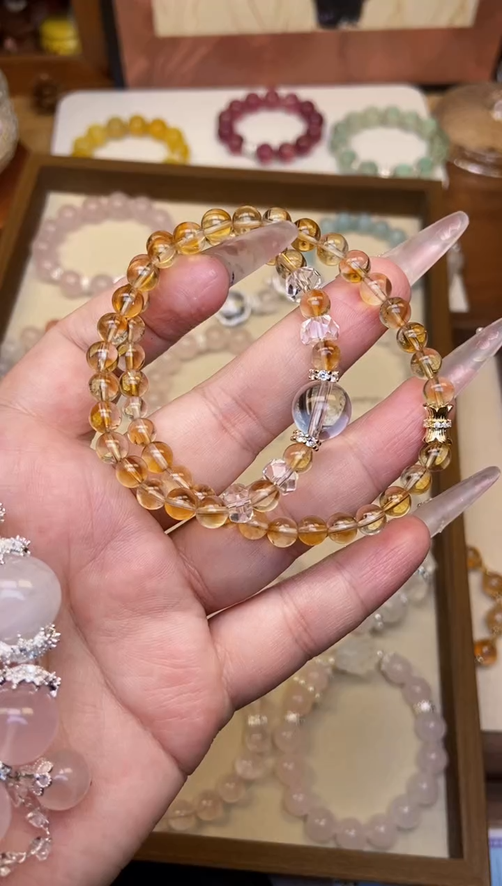 【闪购商品】水晶手链未镶嵌黄水晶