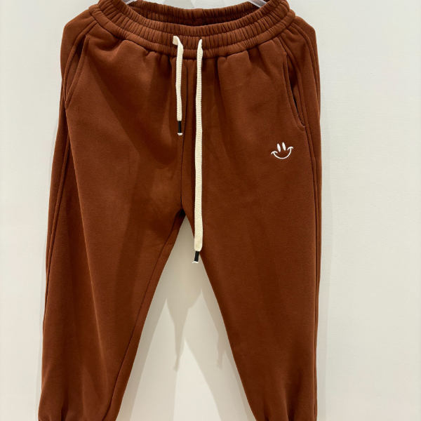 【杭州S姐 孤品】加绒笑脸卫裤ZA23874