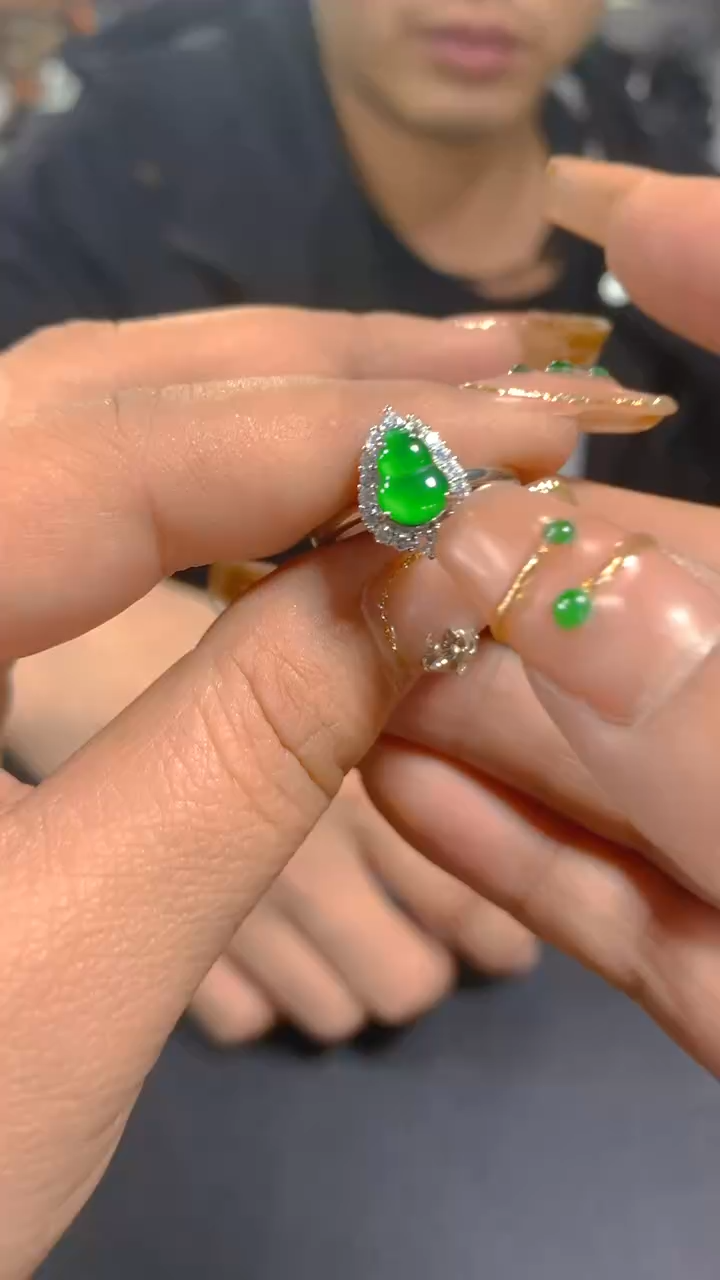 【闪购商品】翡翠戒指未镶嵌0850413781多样性发一