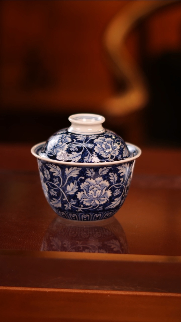 【闪购商品】云林匠造-蓝地牡丹3