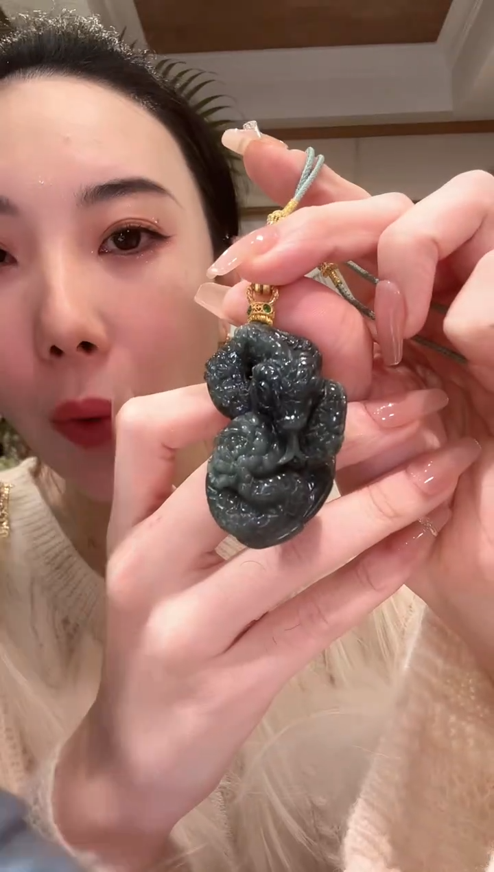 【闪购商品】翡翠颈饰未镶嵌国风