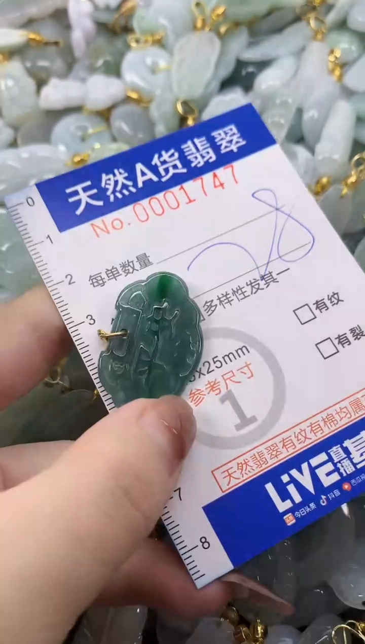 翡翠未镶嵌颈饰天然A货翡翠