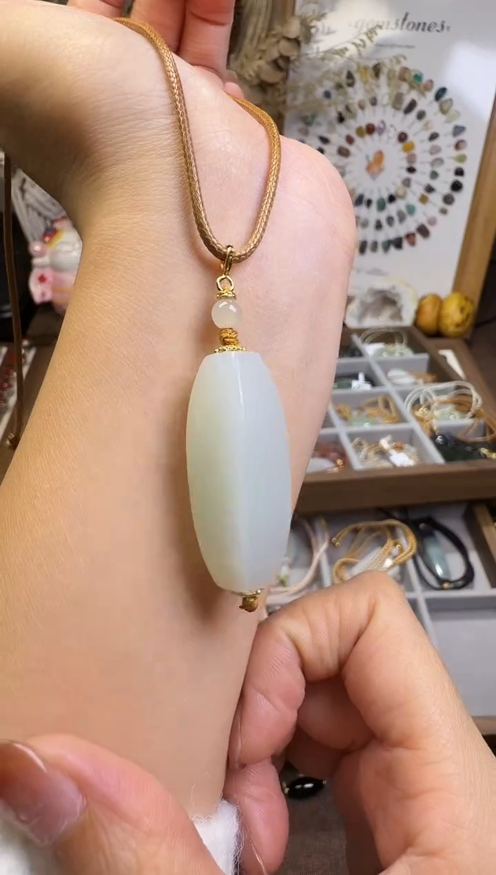 水晶摆件未镶嵌项链