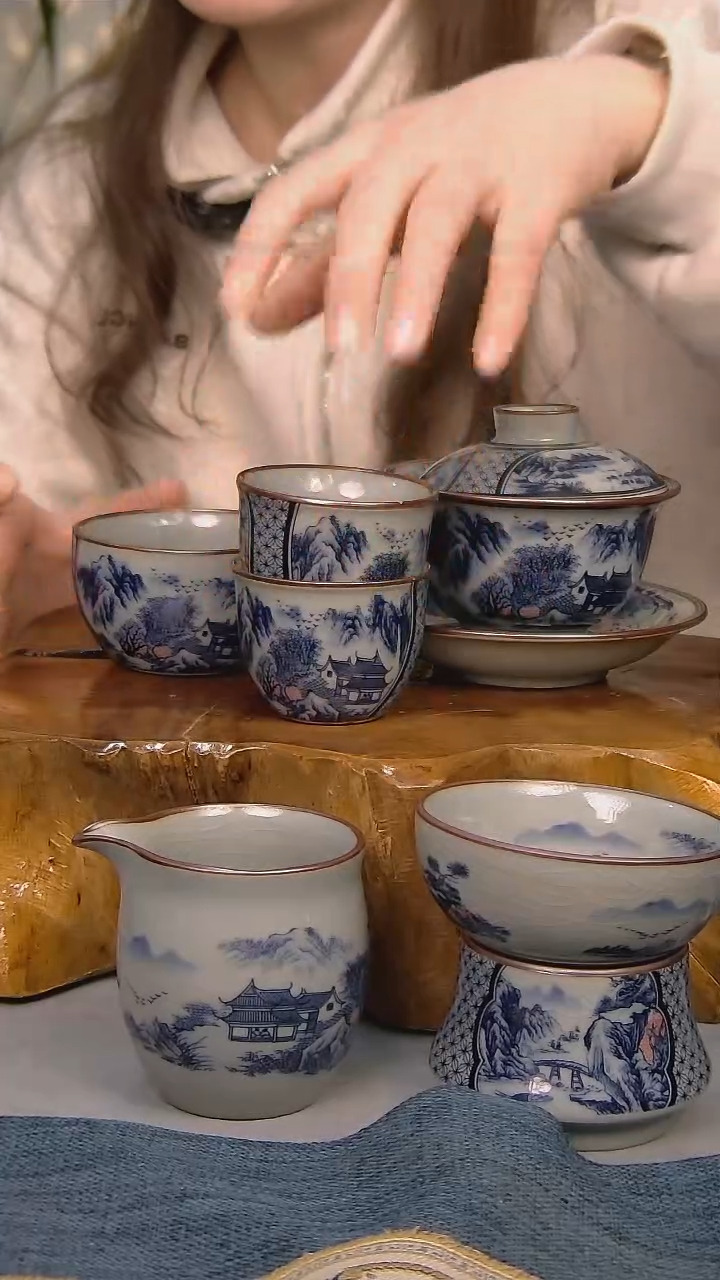 【闪购商品】简装家用款6件套 陶瓷家用茶具系列