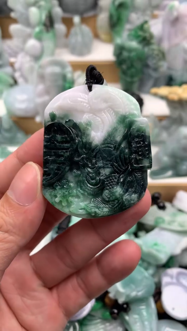 吊坠(不含链)未镶嵌翡翠1