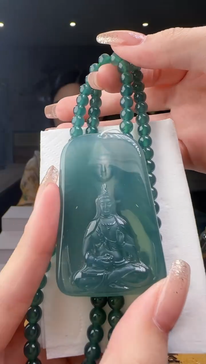 翡翠未镶嵌吊坠(赠链)CC@@WS50803083