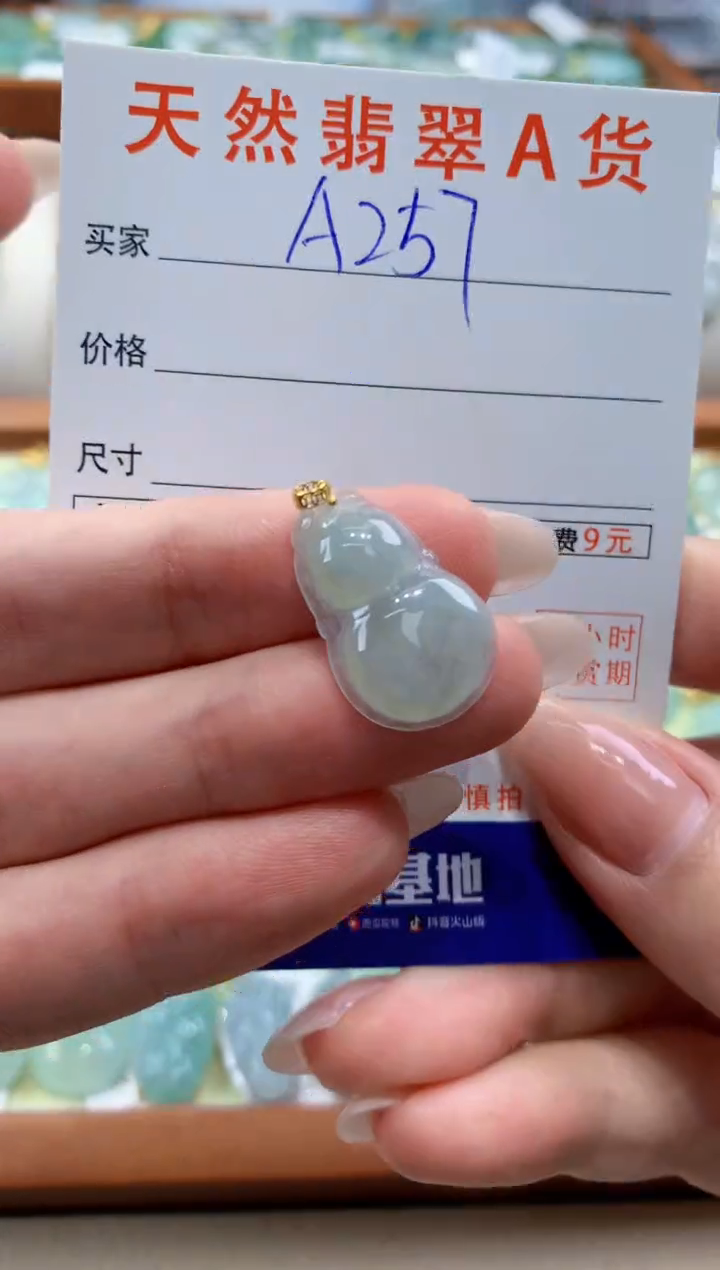 翡翠未镶嵌颈饰天然A货翡翠挂件