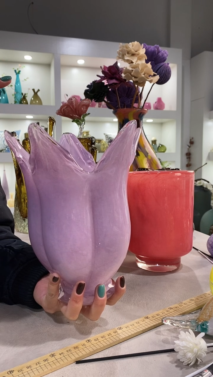 花*奴慕忆家手作琉璃花瓶